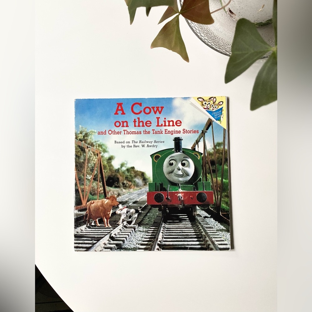 A Cow on the Line & Other Thomas the Tank Engine Stories Vintage Kids Book